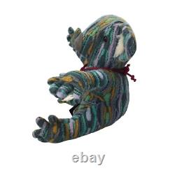 Coogi Koala Bear Australia Stuffed Animal Plush Sweater 3D Knit Wool Do Not Feed