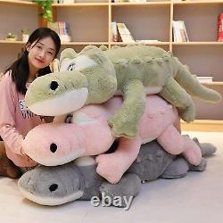 Crocodile Plush Pillow, Alligator Stuffed Animal, Giant Crocodile Plush Body P