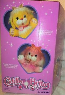 CuddleBrites Rosyshine Pink Fiber Optic Plush Dreamworks 1991 Brand New Gorgeous