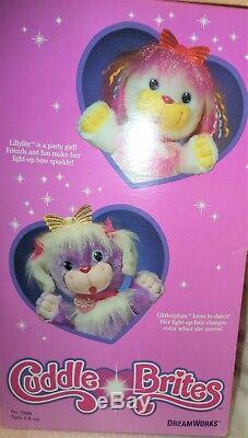 CuddleBrites Rosyshine Pink Fiber Optic Plush Dreamworks 1991 Brand New Gorgeous