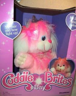 CuddleBrites Rosyshine Pink Fiber Optic Plush Dreamworks 1991 Brand New Gorgeous