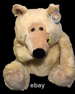 Cuddletown Jumbo Teddy Bear Plush Huge Stuffed Animal Beige Bumble Bee Toy 30