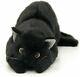 Dousin Made In Japan Realistic Cat Stuffed Toy Plush Blackcat L Eyesight