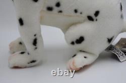 Dalmatian Puppy REALISTIC Lifelike Sitting Stuffed Animal Plush by Hansa New