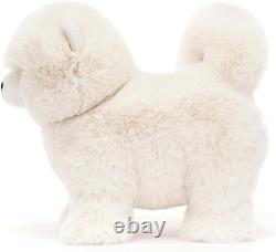 Daphne Pomeranian Dog Stuffed Animal, 9.5 Inches Dogs and Puppies Plush Toy