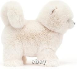 Daphne Pomeranian Dog Stuffed Animal, 9.5 Inches Dogs and Puppies Plush Toy