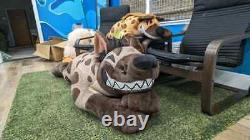 Dark Creep Cat Toy Company 6 ft Spotted Hyena Plush RARE! UN STUFFED MSRP-$300