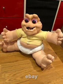 Dinosaurs Plush Soft Toy Vintage Talking Baby Sinclair 1991 Hasbro Jim Henson