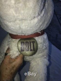 Disney Bolt 30 Jumbo Plush Stuffed Animal Toy Laying Down Dog HTF