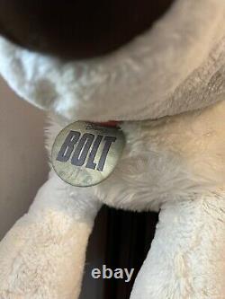 Disney Bolt Plush Laying Down Large 32 Dog RARE Stuffed Animal NWT