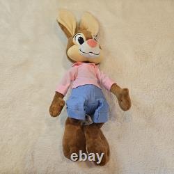 Disney Brer Rabbit Splash Mountain Official 19 Plush Stuffed Animal Pink Shirt