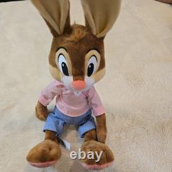 Disney Brer Rabbit Splash Mountain Official 19 Plush Stuffed Animal Pink Shirt