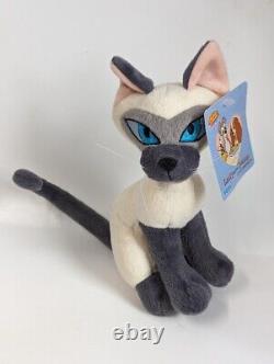 Disney Siamese Cat Plush Stuffed Animal Lady and the Tramp SEGA giveaways 1997