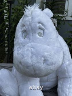 Disney Snowflake Pals Eeyore White Silver Plush Stuffed Animal 36 withScarf NWT