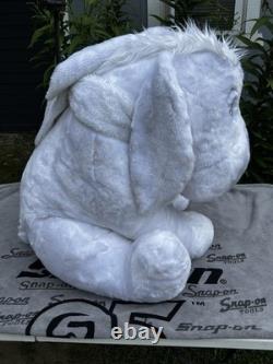 Disney Snowflake Pals Eeyore White Silver Plush Stuffed Animal 36 withScarf NWT