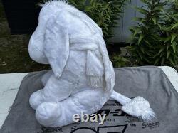 Disney Snowflake Pals Eeyore White Silver Plush Stuffed Animal 36 withScarf NWT