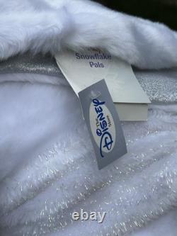 Disney Snowflake Pals Eeyore White Silver Plush Stuffed Animal 36 withScarf NWT
