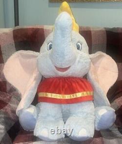 Disney Store Dumbo Elephant Jumbo Extra Large Plush Stuffed Animal Toy 28 Soft