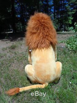 Disney Store Lion King Mufasa Simba 34 Jumbo Plush Huge Stuffed Animal NWT