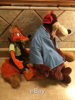 Disney World Disneyland Brer Bear Fox Splash Mountain Plush Stuffed Animals Nwt