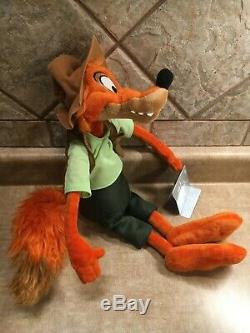 Disney World Disneyland Brer Bear Fox Splash Mountain Plush Stuffed Animals Nwt