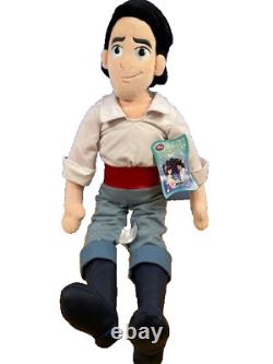 Disney's The Little Mermaid Prince Eric Stuffed Plush Doll 21 withtags Rare Find