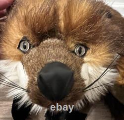 Ditz Designs Red Fox Handmade 32 Plush Stuffed Animal Realistic Life Like EUC