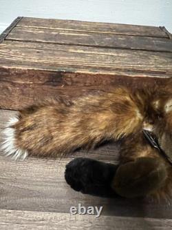 Ditz Designs Red Fox Handmade 32 Plush Stuffed Animal Realistic Life Like EUC