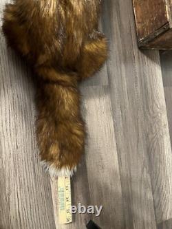Ditz Designs Red Fox Handmade 32 Plush Stuffed Animal Realistic Life Like EUC
