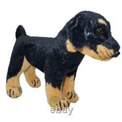 Doberman Puppy Soft Teddy Bear Toy Plush Cuddly Dog 33cm Kids New Xmas Gift