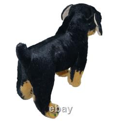 Doberman Puppy Soft Teddy Bear Toy Plush Cuddly Dog 33cm Kids New Xmas Gift