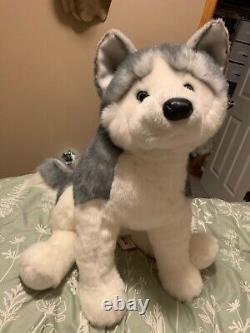 Douglas Barker husky dog nwt 30 plush stuffed animal