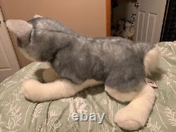 Douglas Barker husky dog nwt 30 plush stuffed animal