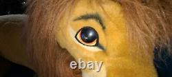 Douglas Cuddle Lion King Adult Simba 60 stuffed animal plush vintage 1994