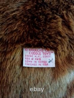 Douglas Cuddle Toy Teddy Bear Brown Large 24 Plush Stuffed Animal Vintage RARE