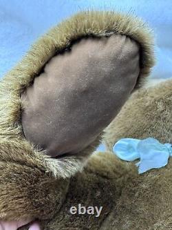 Douglas Cuddle Toy Teddy Bear Brown Large 24 Plush Stuffed Animal Vintage RARE