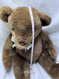 Douglas Cuddle Toy Teddy Bear Brown Large 24 Plush Stuffed Animal Vintage RARE