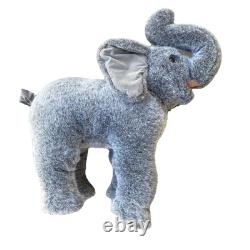 Douglas Cuddle Toys Elephant Plush VTG 1990 USA Tuskless Stuffed Animal 16