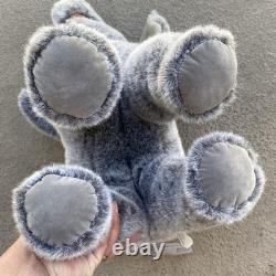 Douglas Cuddle Toys Elephant Plush VTG 1990 USA Tuskless Stuffed Animal 16