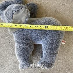 Douglas Cuddle Toys Elephant Plush VTG 1990 USA Tuskless Stuffed Animal 16