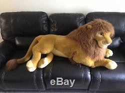 Douglas Lion King Simba Plush Stuffed Disney Huge Jumbo Mufasa 1994 Nestle 5 Ft
