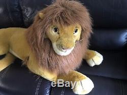 Douglas Lion King Simba Plush Stuffed Disney Huge Jumbo Mufasa 1994 Nestle  5 Ft