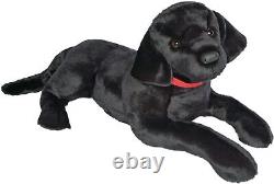 Douglas Toys Dickens Black Lab Dog Plush Large Stuffed Animal