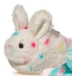 Douglas White Confetti Lil' Bitty Bunny plush stuffed animal rainbow rabbit