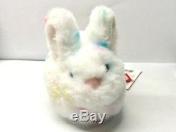 Douglas White Confetti Lil' Bitty Bunny plush stuffed animal rainbow rabbit