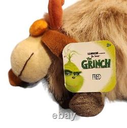 Dr Seuss The Grinch Movie 2018 Fred The Reindeer Plush Stuffed Animal Toy 8 NWT