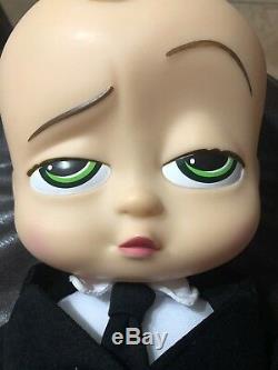 Dreamworks 2017 Toy The Boss Baby 12 Talking Plush Doll With Vinyl Head RARE