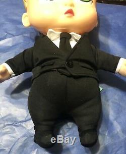 Dreamworks 2017 Toy The Boss Baby 12 Talking Plush Doll With Vinyl Head RARE