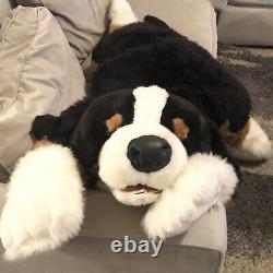 E&J Giant Bernese Mountain Dog Floppy Plush Realistic Hard To Find Jumbo 60 HTF