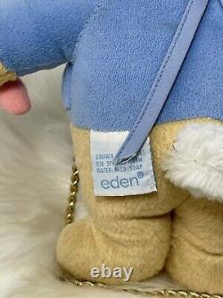 EDEN Peter Bunny Rabbit Frederick Warne Plush VTG Stuffed Animal Lovey Toy